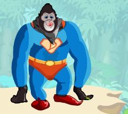 Funny Chimp Dressup Game