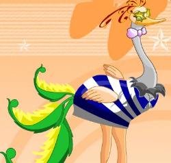 Ostrich Dressup Game