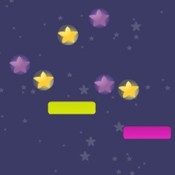 Colored Star Catch Game