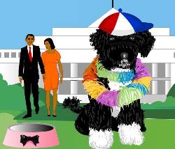 Obama's Dog Dress Up Game