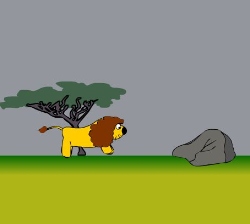 Running Lion Game