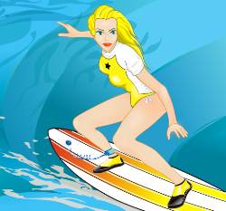 Cool Surfing Girl Game