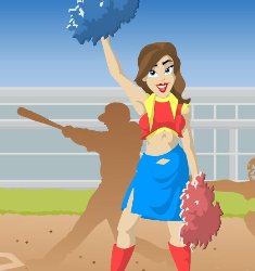 Cheerleader Dress Up Game