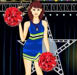 Cheerleader Girl Dress Up Game