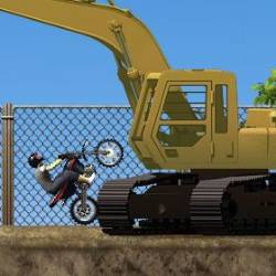 Construction Yard Bike Game