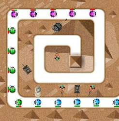 Pyramid Tower Defense Game