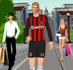 David Beckham Dress Up Game