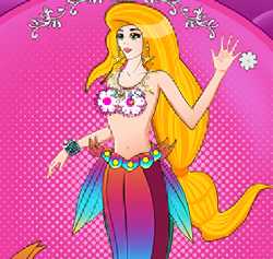 Lovely Mermaid Dress Up Game