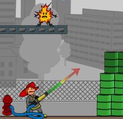 FireFighter Cannon Game