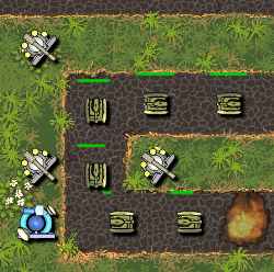 Toy Tank Defense Game