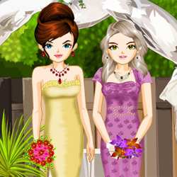 Bride And Bridesmaid Fashion Styling Game