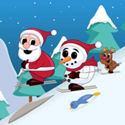 Santa Ski Game