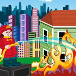 City Fire Fighter Game