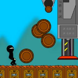 Super Ninja Sushi Barrel Jumper Game