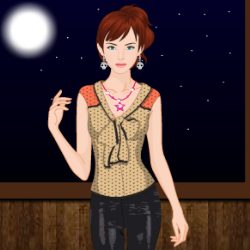 Leather Style Dress Up Game