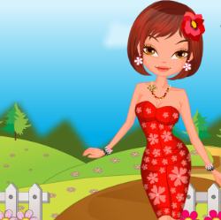 Flower Trend Dress Up Game