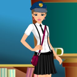 Smart School Girl Dress Up Game