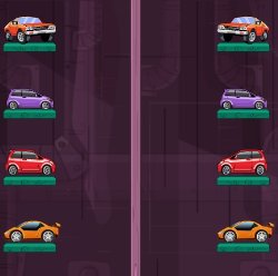 Cars Mirror Match Game