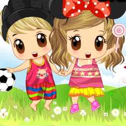 Baby Boy And Girl Dress Up Game