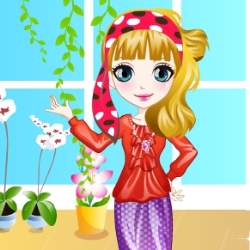 Flower Store Girl Dress Up Game