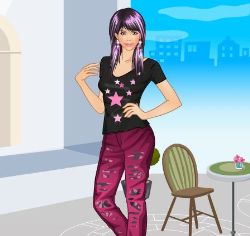 Trendy Emo Dress Up Game