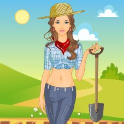 Farm Girl Dress Up Game