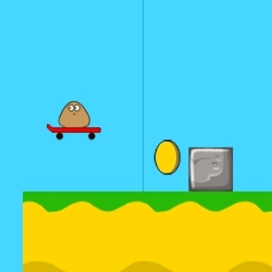 Pou Cliff Jump Game