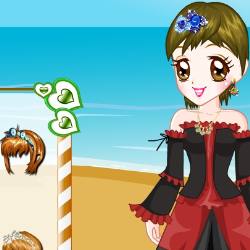 Glam Beach Dress Up Game