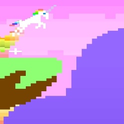 Retro Unicorn Attack Game