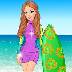 Surfing Diva Dress Up Game