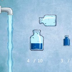 Empty Bottle Water Puzzle Game