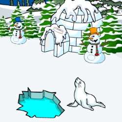 Escape Penguin from Igloo House Game