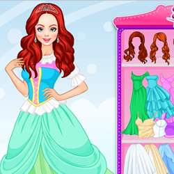 Redhead Princess Dress Up Game