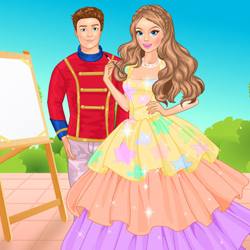 Princess Painting Dress Up Game