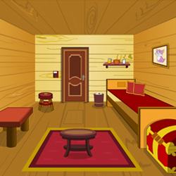 Wooden Basement Room Escape Game