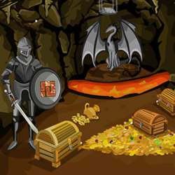 Magma Treasure Cave Escape Game