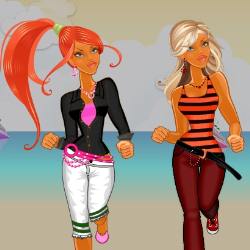 Teen Girl Jogging Dress Up Game