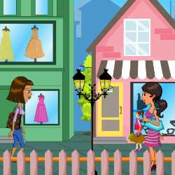 Shopping Teen Girl Dress Up Game