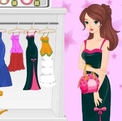 Shy Girl Mood Dress Up Game