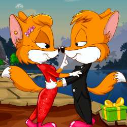 Mr. and Mrs. Fox Dress Up Game