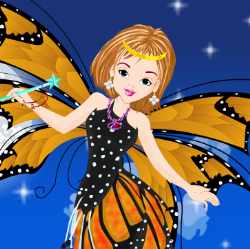 Peppy Fairy Girl Dress Up Game