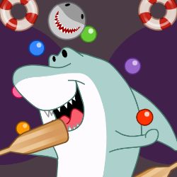 Crazy Shark Ball Game