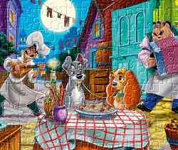 Lady & Tramp Jigsaw Game