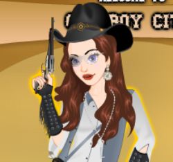 Voguish Cowgirl Dress Up Game