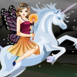 Unicorn Ride Dress Up Game