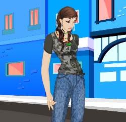 Street Girl Dress Up Game