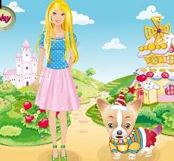 Barbie And Her Cute Dog Game