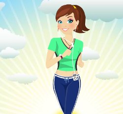 Jogging Josie Dress Up Game