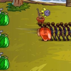 Fruit Zombie Defense Game