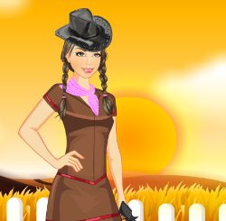 Little Cowgirl's Closet Dress Up Game